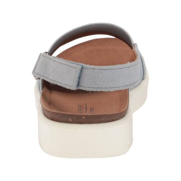 Rockport Women Kyra W Sling Slingback Platform Sandal Size US 9M Grey Blue Suede - Picture 4 of 6